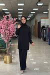Yaprak Panolon Takım-Siyah