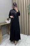 Afra Abiye Elbise Siyah