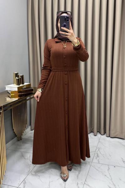 Asya Elbise Kahve