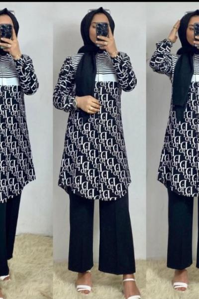 Gömlek Pantolon Takım Siyah