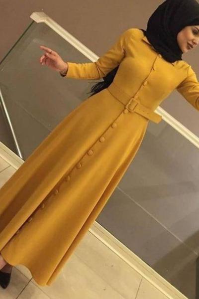 mevlana elbise hardal