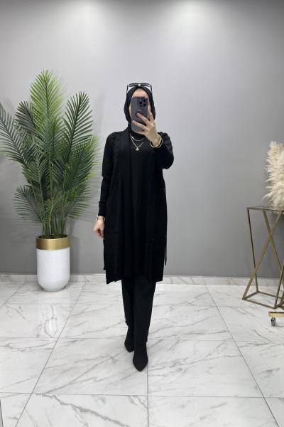 Nazlı Hırka Siyah