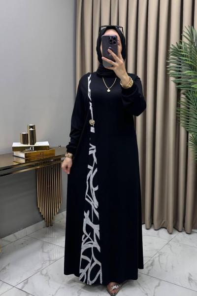 Nilüfer Elbise Beyaz