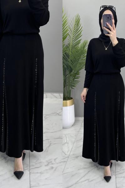 Nuray Abiye Etek Siyah 2 Adet(açıklamaya beden yazınız)