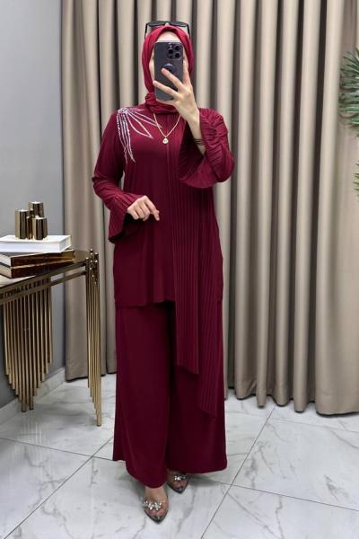 Perihan Takım Bordo