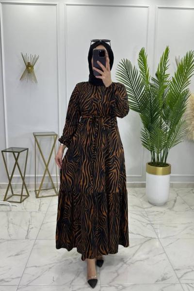 Şimal Elbise Kahverenk