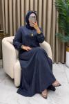 Sumru Elbise Lacivert