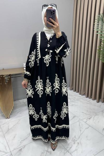 Zilan Elbise Siyah-Beyaz