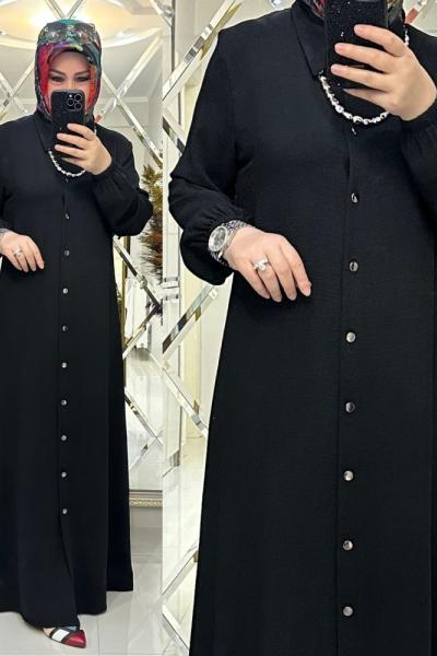 Bali gömlek ayrobin kumaş siyah