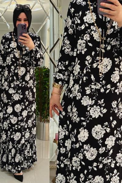 Bali pamuklu viskon elbise