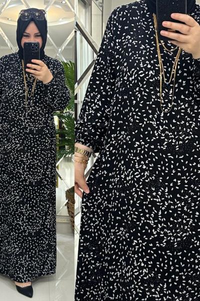 Bera elbise pamuklu viskon kumaş