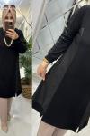 Berra tunik oyşo kumaş siyah