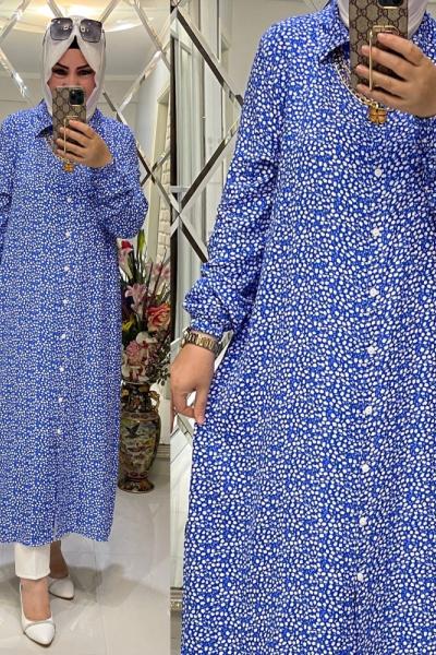 çıtır gömlek mavi