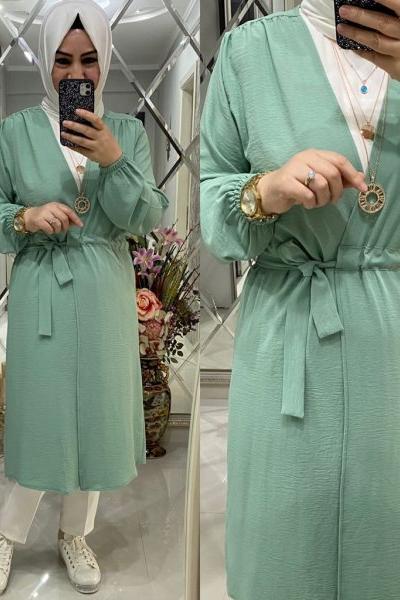 Dilara Ayrobin Mint Yeşili Kap