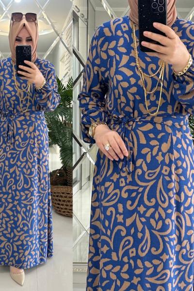 Ecem elbise viskon kumaş laci