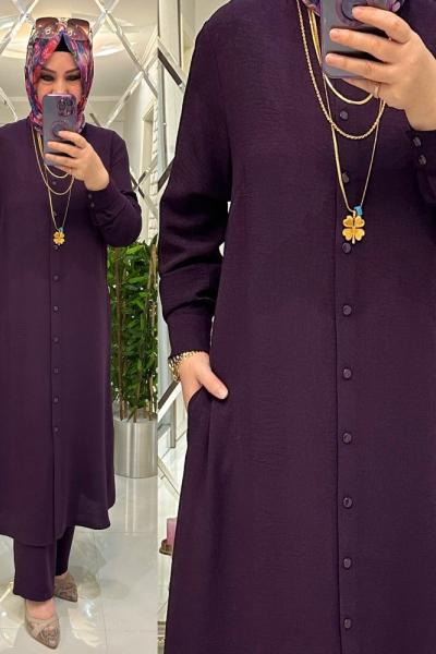 Efna ayrobin ikili takım mürdüm