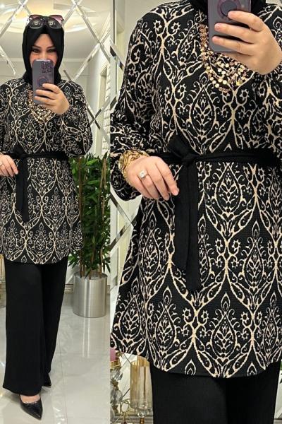 Efruz takım bürümcük kumaş vizon