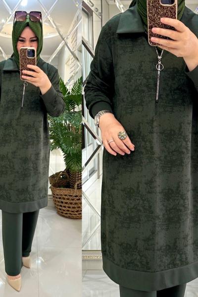 Ezgi takım oyşo kumaş haki