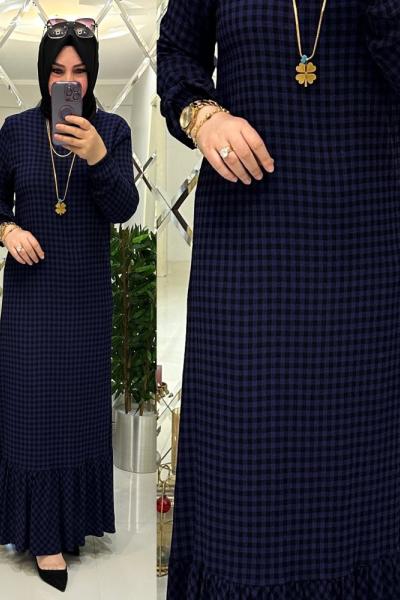 Feyza pamuklu gofre kumaş laci