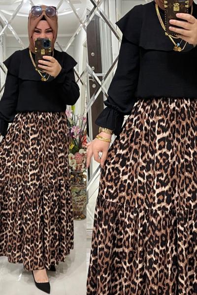 Fırfırlı Gömlek Siyah