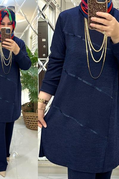 Gönül takım fitilli triko laci