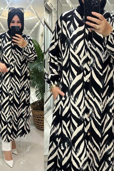 Günce kap viskon kumaş siyah