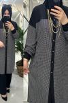 Havva takım bürümcük kumaş siyah