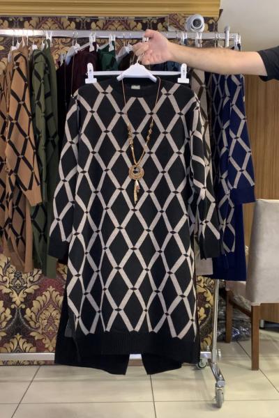 Lara Triko Takım siyah