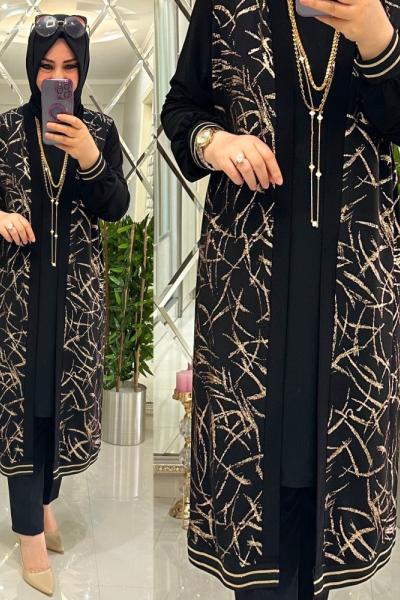 Maral gold ribanalı Sandy hırka