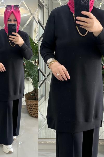 Oysho kumaş ikili takım siyah