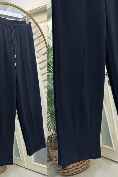 Paçası pensli oysho pantolon siyah