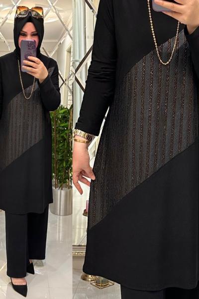 Paye Sandy Kumaş İkili Takım Bakır