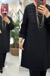 Sibel takım oyşo kumaş siyah