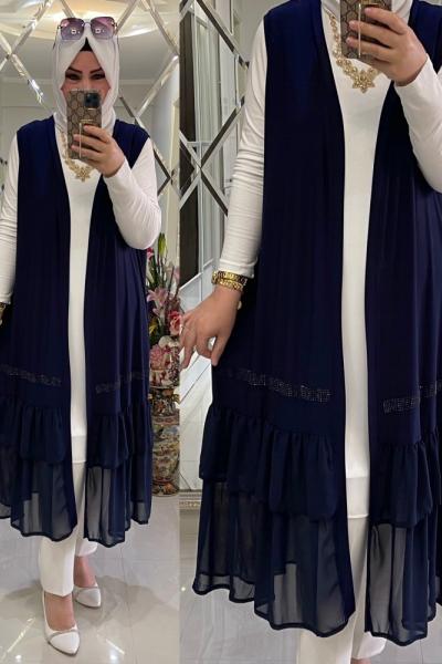 Tuana Yelek lacivert