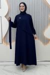 Afitap Elbise Lacivert
