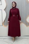 Afitap Elbise Bordo