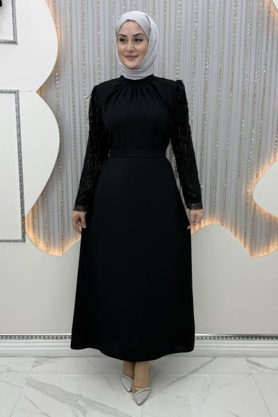 Ayışığı Abiye Siyah