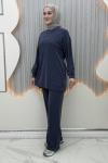 Bade Pantolonlu Takım Mavi