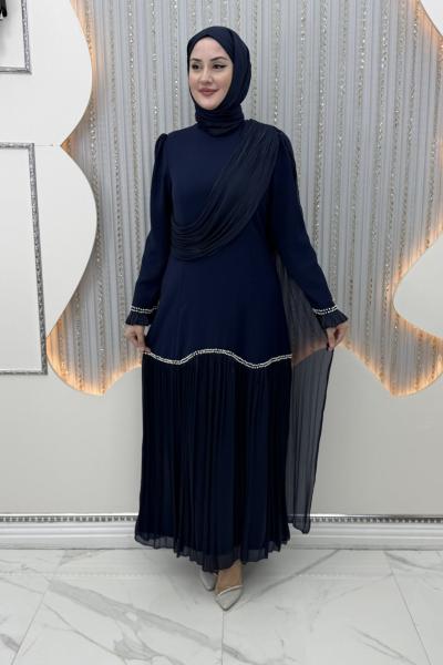 Bella Abiye Lacivert