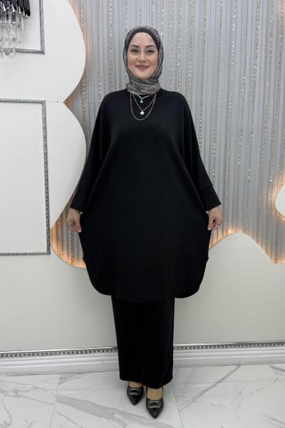 Beyhude Pantolonlu Takım Siyah