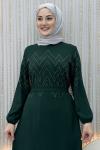 Büşra Elbise Zümrüt