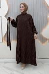 Ceylan Elbise Kahverengi