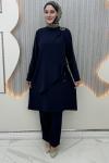 Ceylin Pantolonlu Takım Lacivert