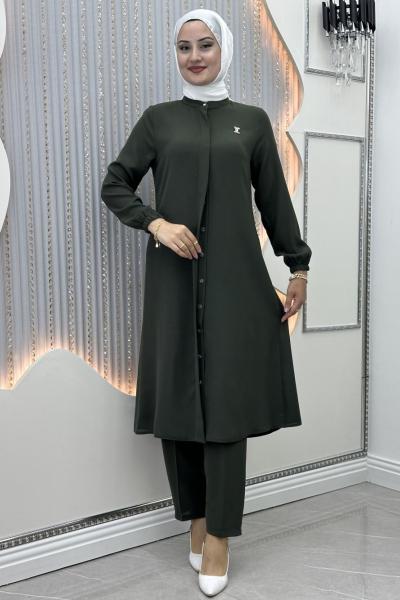 Chanel Tunik Takım Haki