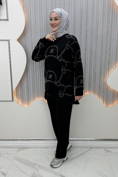 Devin Pantolonlu Takım  Siyah