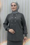 Dicle Etekli Takım  Gri