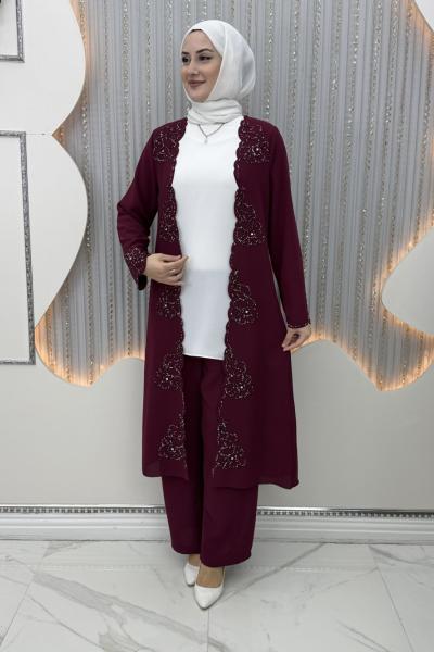 Dilber 3’lü Takım Bordo