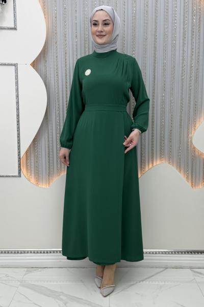 Dilruba Elbise Zümrüt