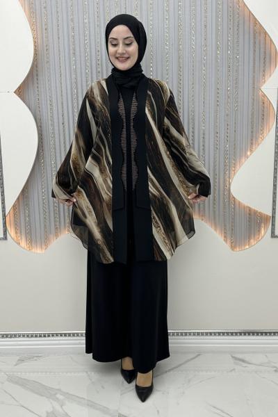 Dize Pantolonlu Takım Siyah