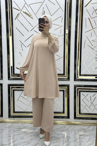 Dürdane takım  Krem